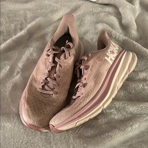 Hoka Women's Dusty Pink Athletic Running Shoes